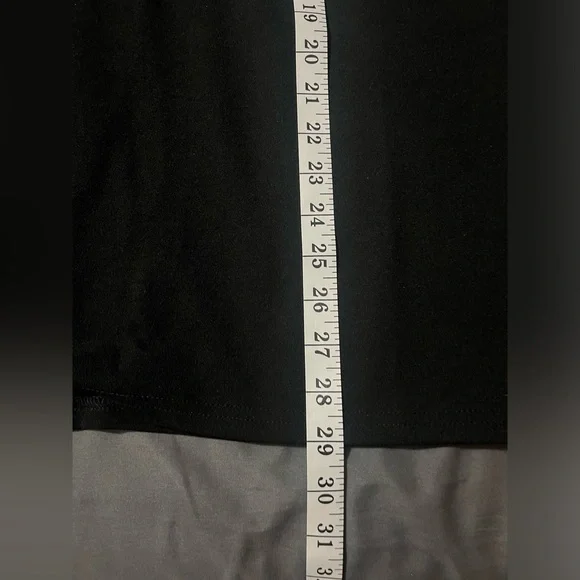 Shein Curve black dress with silver straps and accents. - Picture 7 of 8